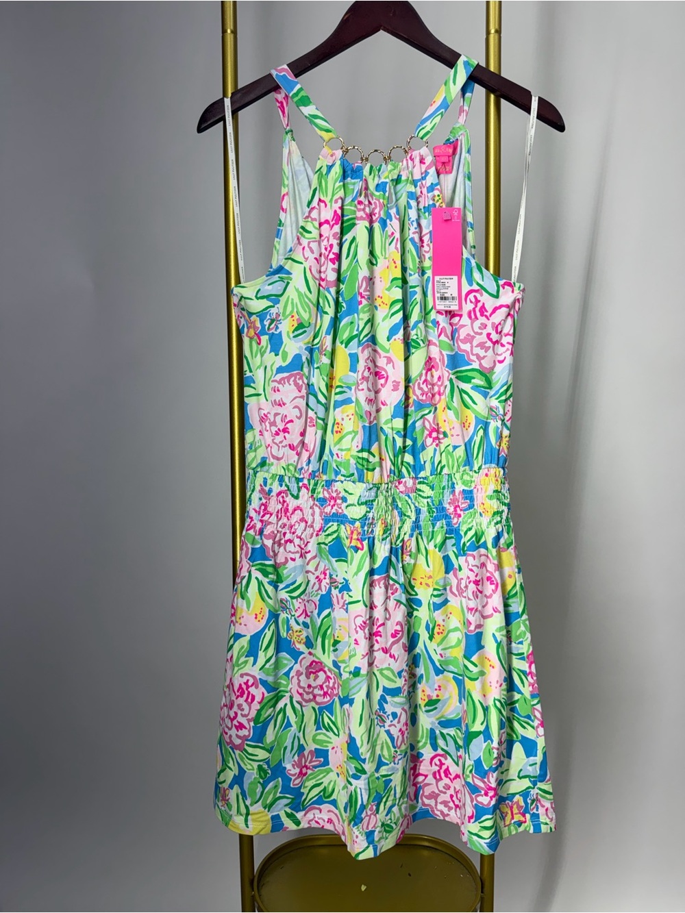 Lilly Pulitzer Shirelle Skirted Knit Romper
Multi Grove Garden Floral Medium NWT - Picture 2 of 8